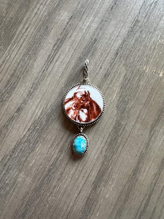Blue Sky Ride pendant
