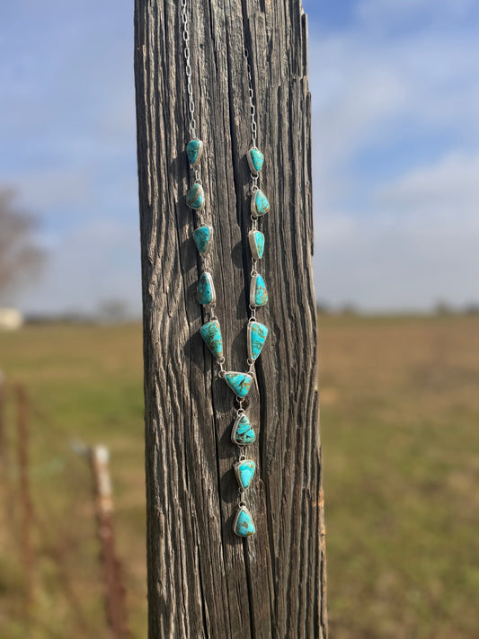 Kingman Turquoise lariat