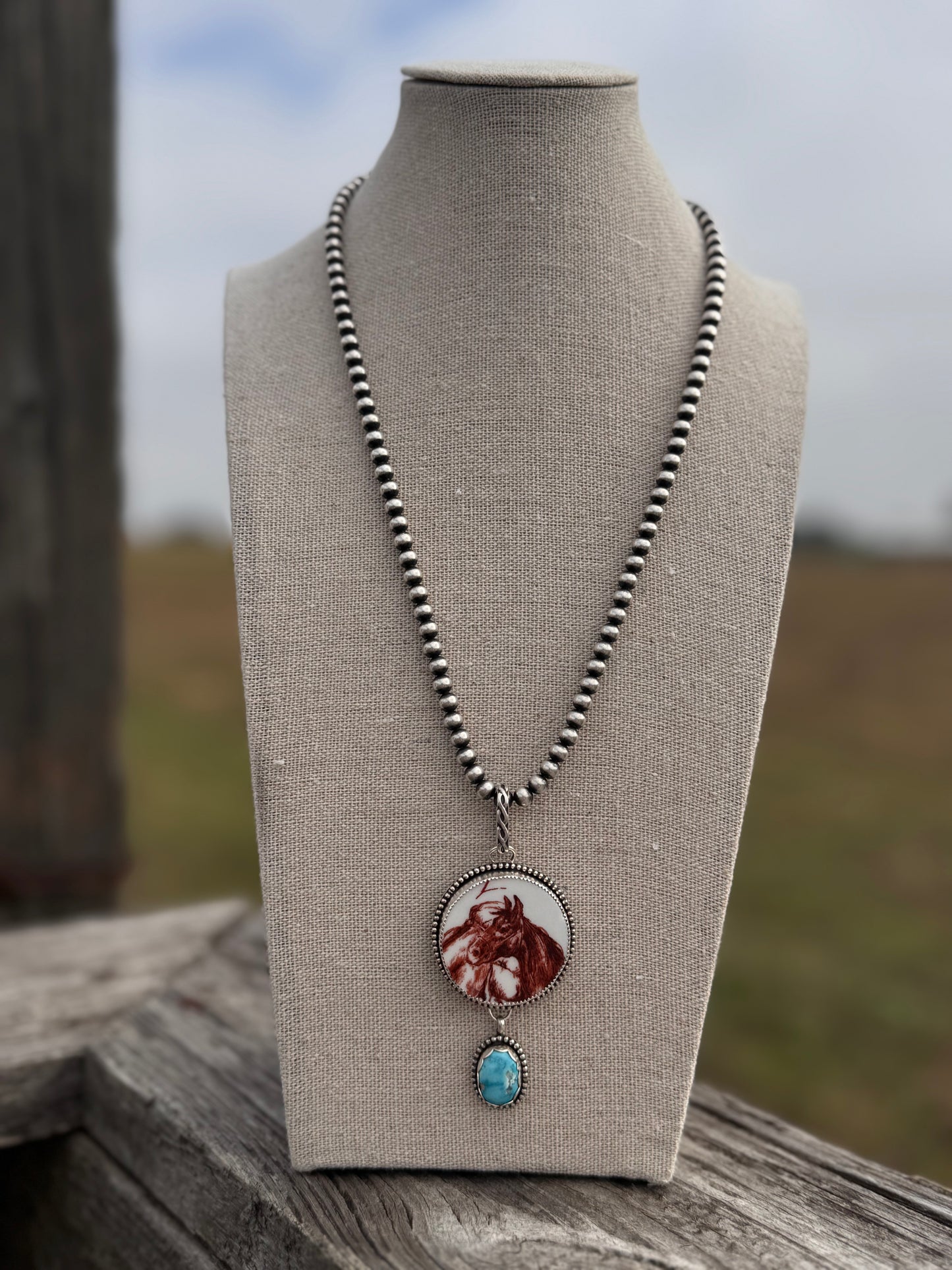 Blue Sky Ride pendant