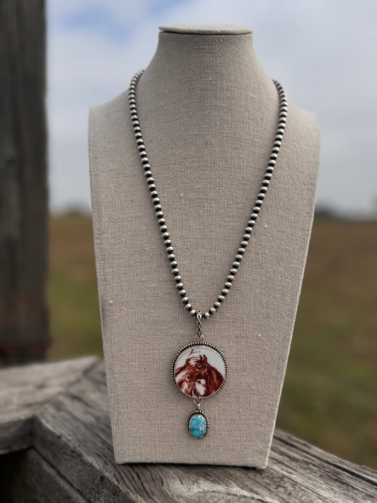 Blue Sky Ride pendant